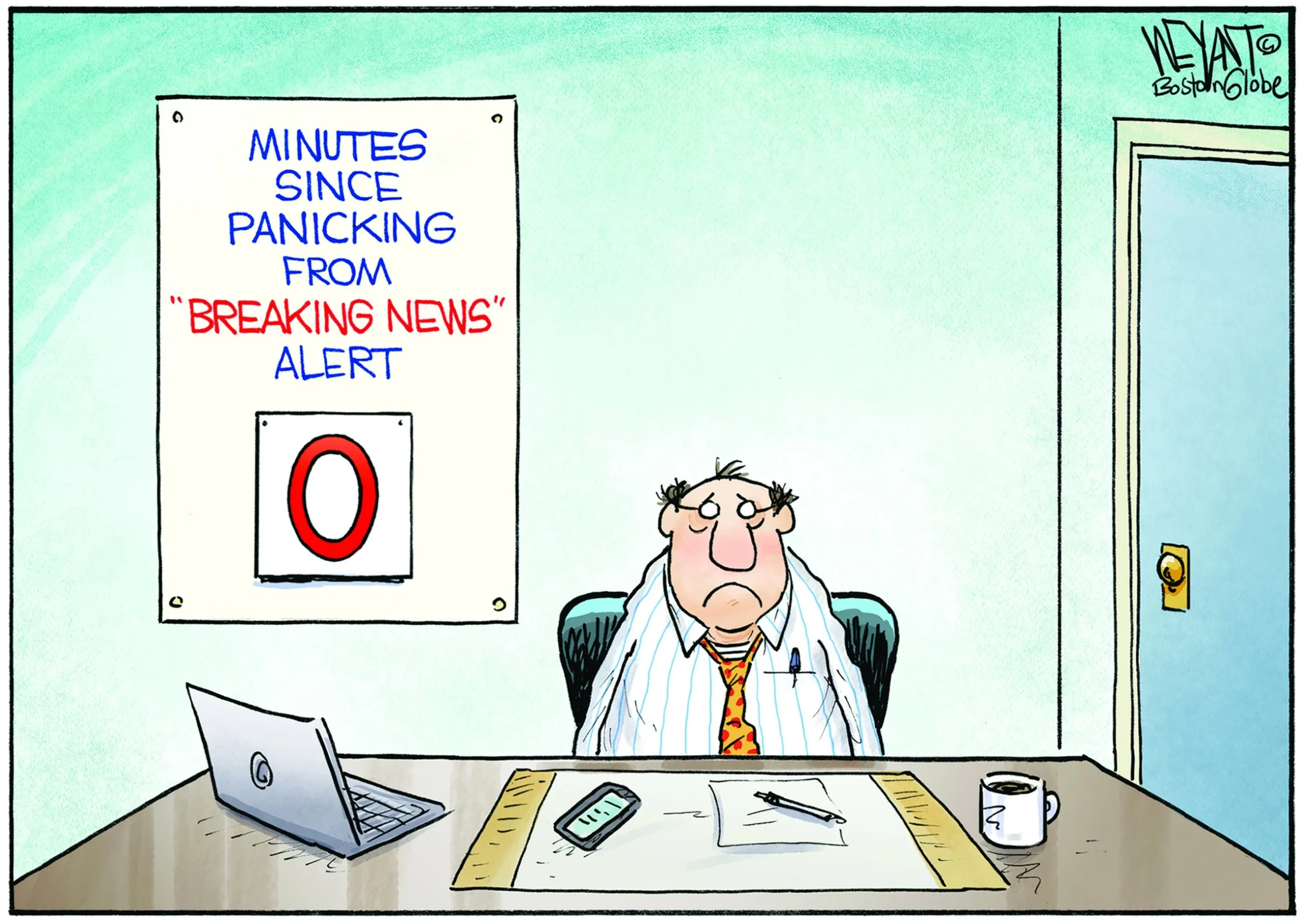 Breaking news nuisance