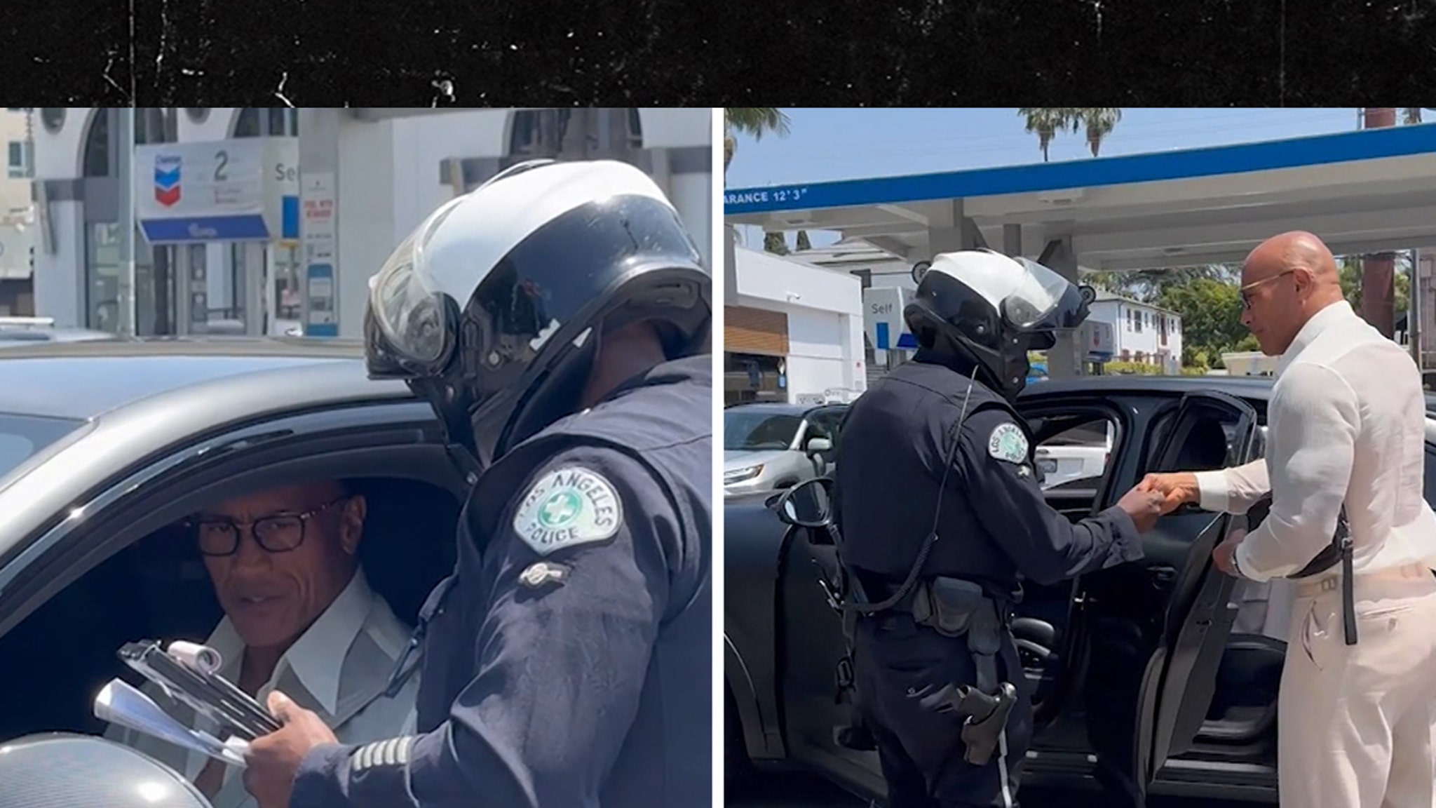 Dwayne ‘The Rock’ Johnson Pulled Over by Police After Walk of Fame Event