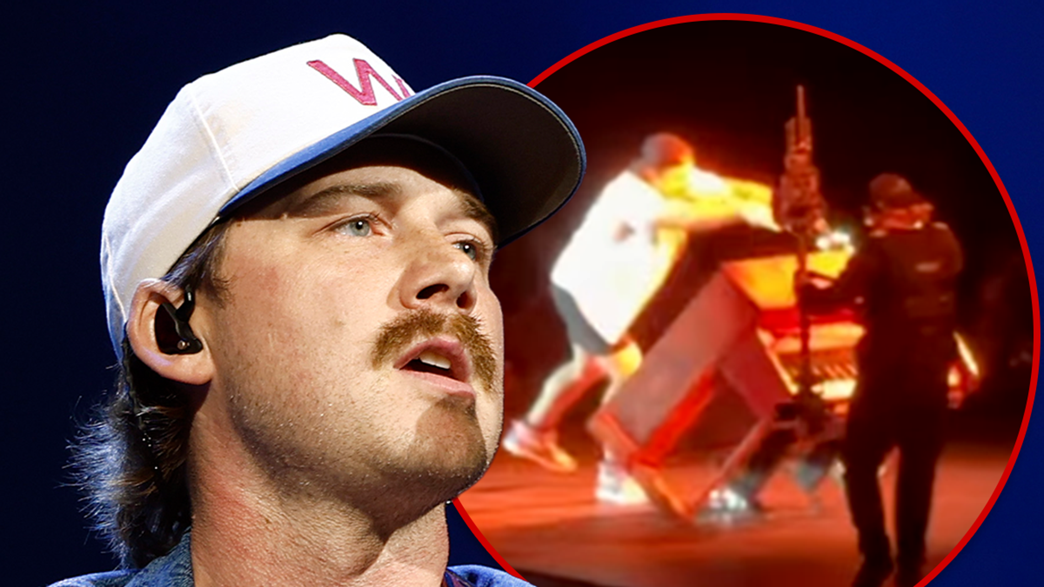 Morgan Wallen Flips Piano Onstage After Technical Issue, Video