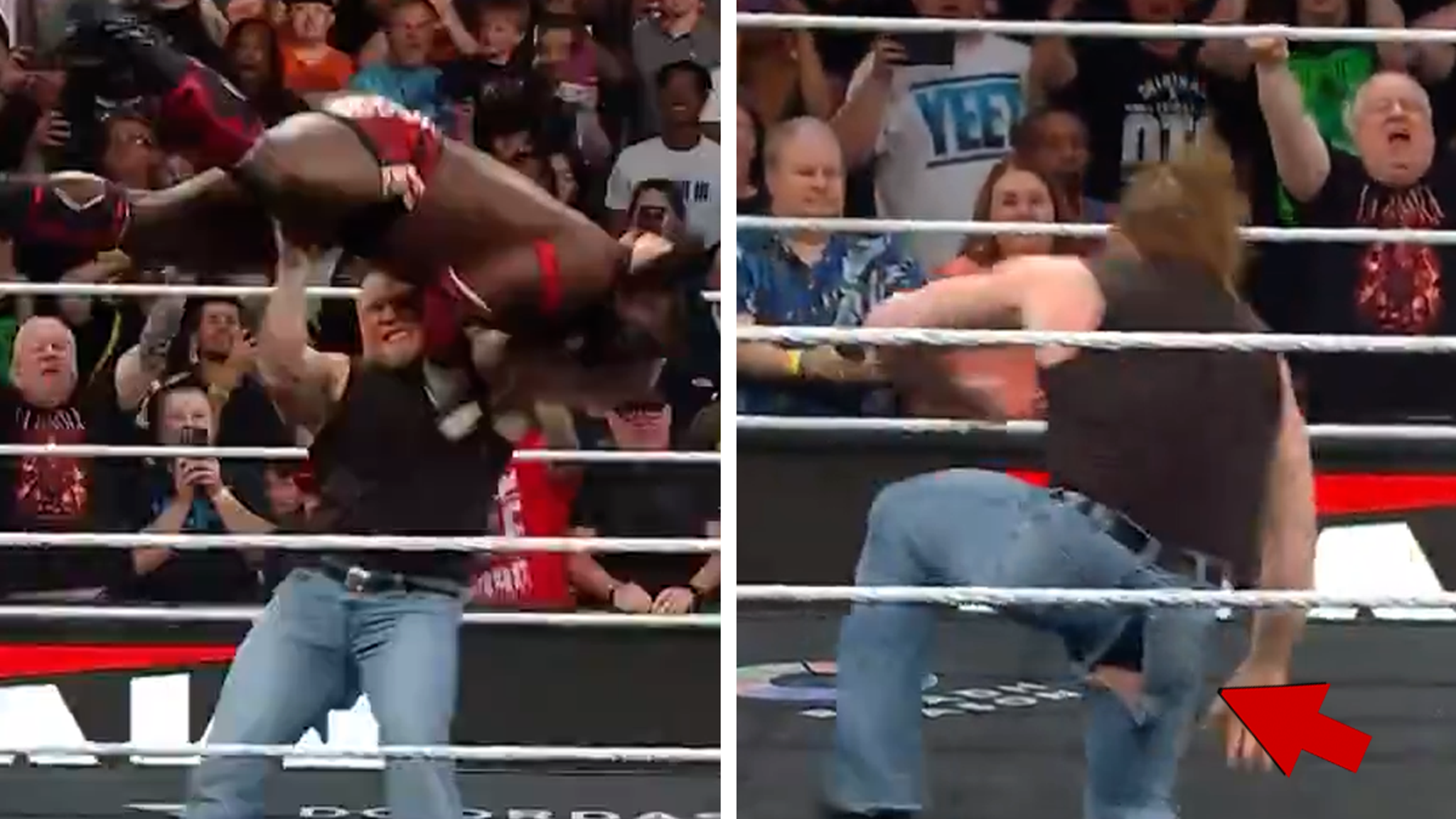 Brock Lesnar Returns To WWE One Month After ‘Retirement,’ Rips Pants In Match
