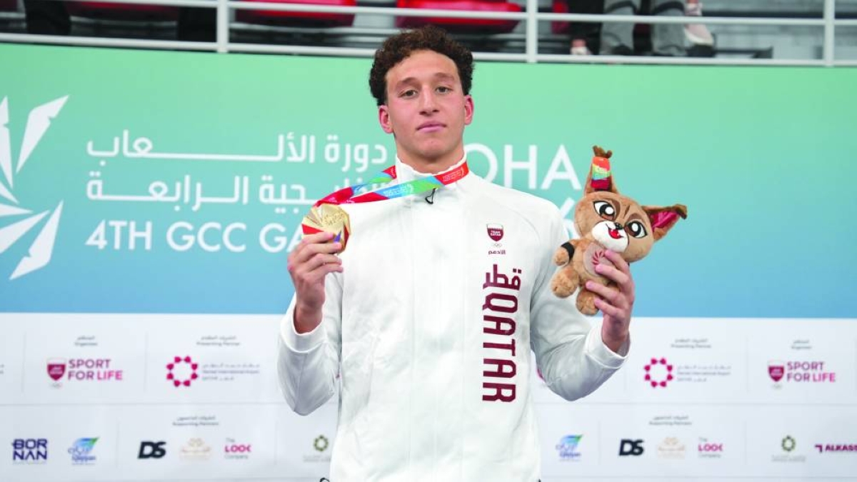 Swimmer Saadeddin revels in five-gold haul at GCC Games Doha