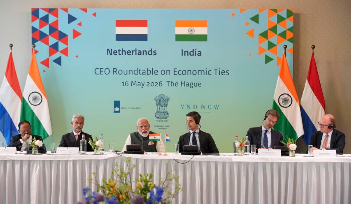Modi oversees semiconductor deal on Dutch trip