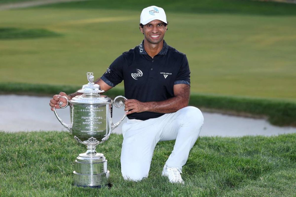 Rai wins first major at PGA with back-nine birdie blitz