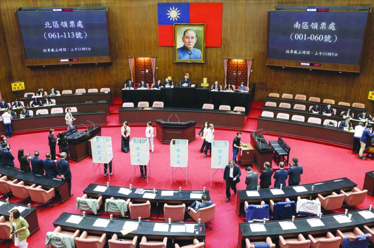 Taiwan opposition vote to impeach president fails