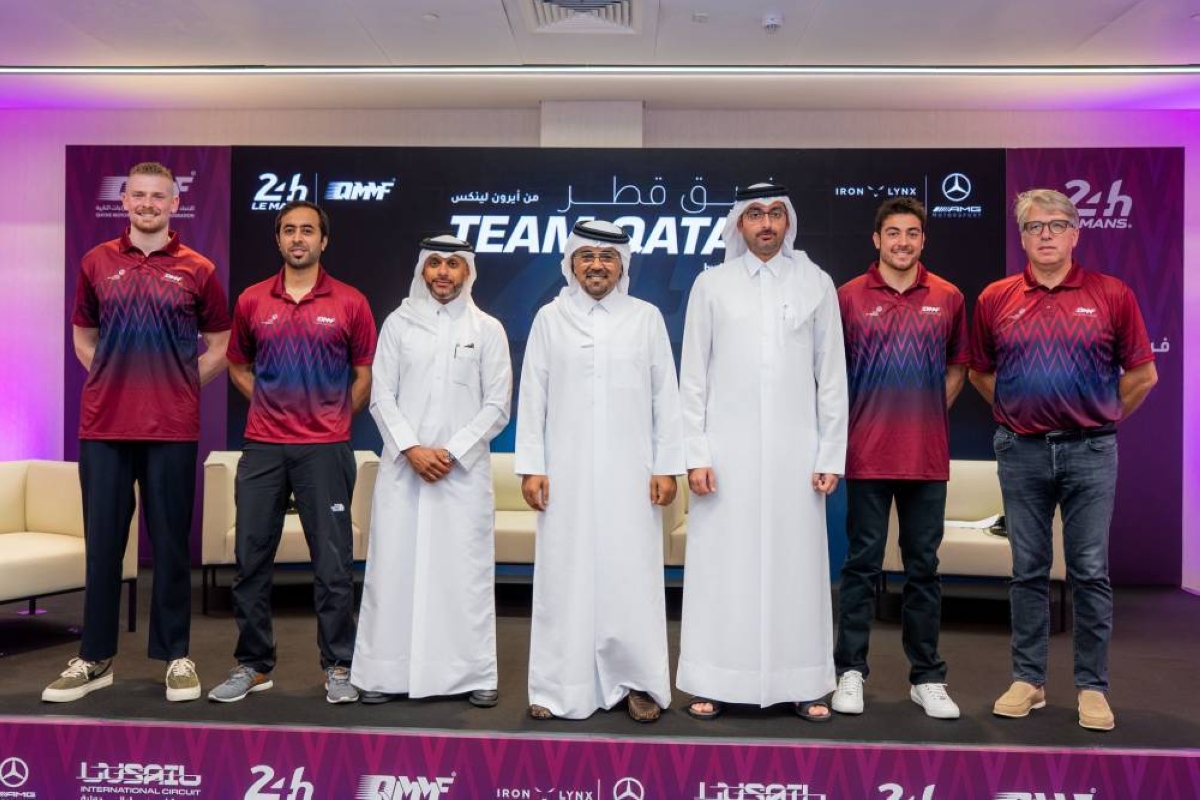 QMMF unveils Team Qatar drivers line up and striking livery ahead of historic debut in 24 Hours of Le Mans