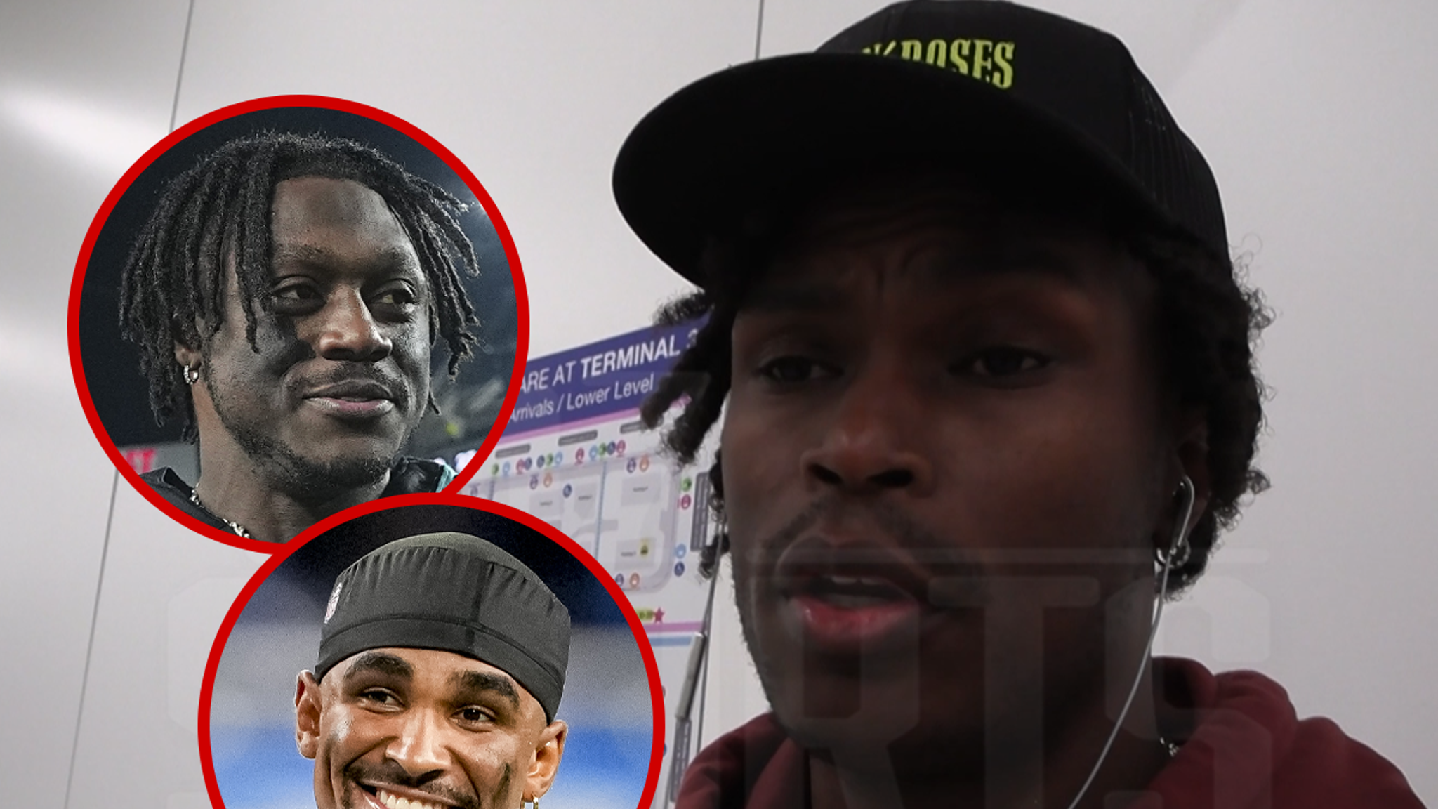 Julio Jones Downplays Jalen Hurts’ Absence From A.J. Brown’s Wedding