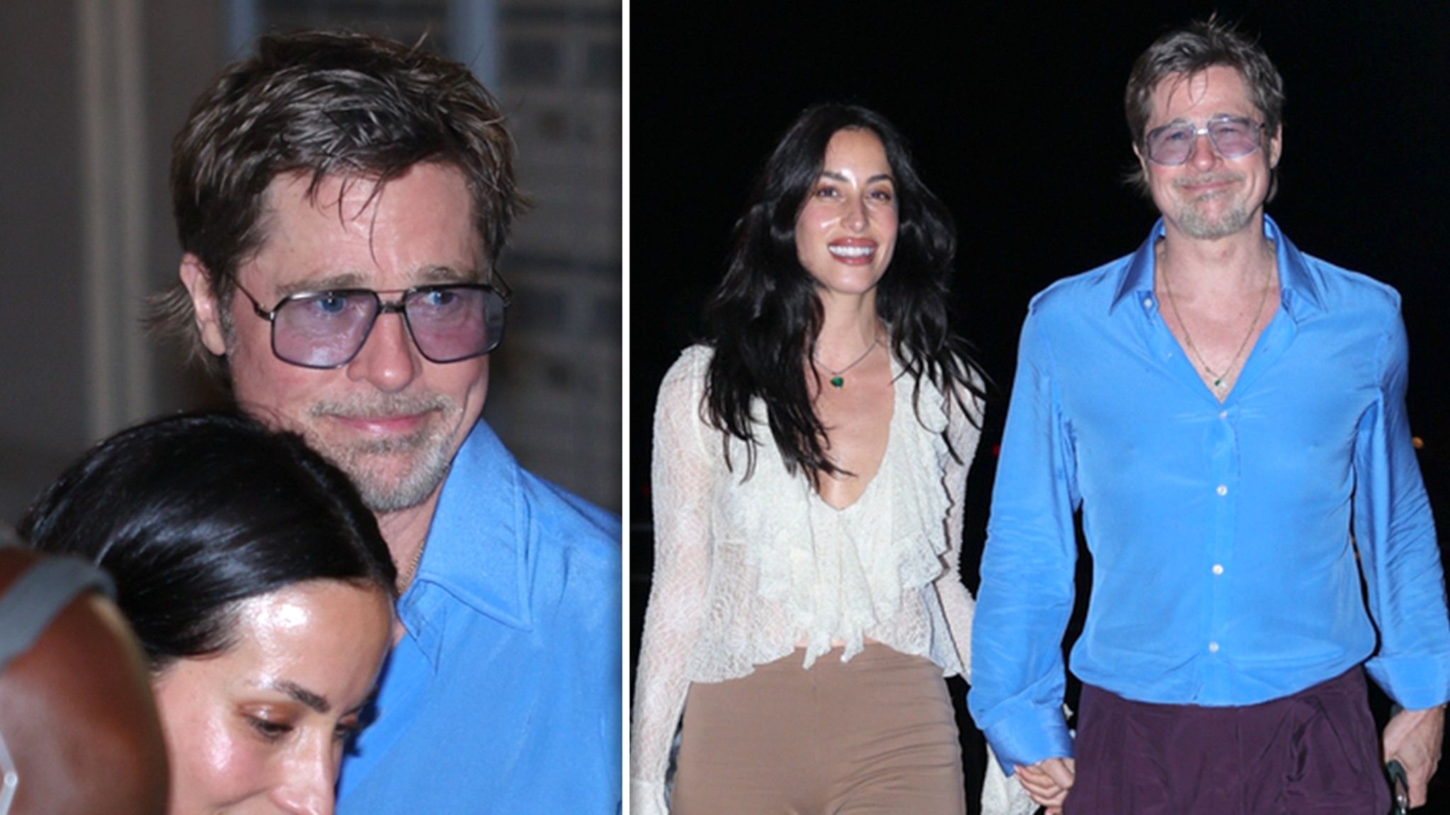 Brad Pitt & Ines de Ramon Grinning in Paris After His Son Drops ‘Pitt’ Last Name