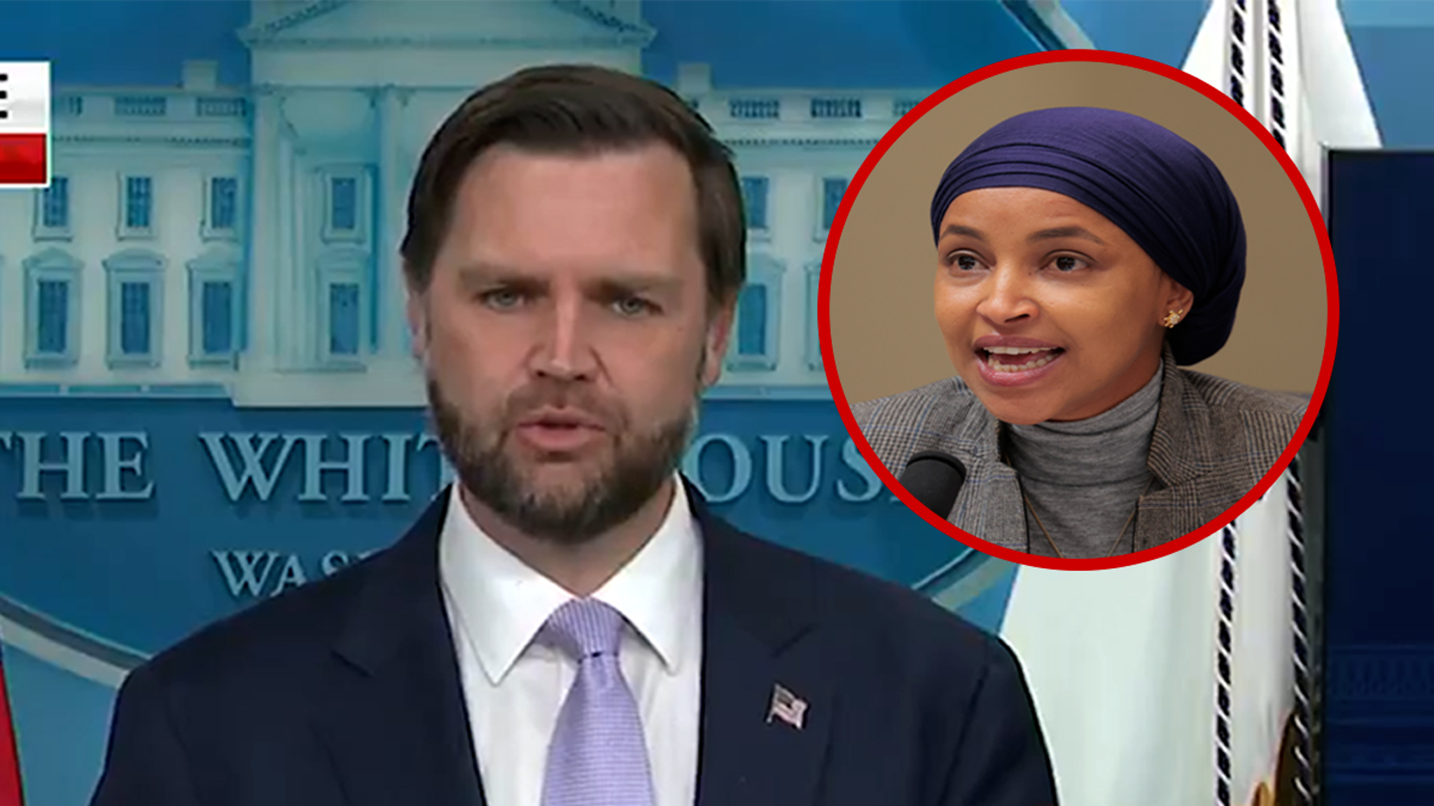 Rep. Ilhan Omar Under Investigation by DOJ, Vice President J.D. Vance Says