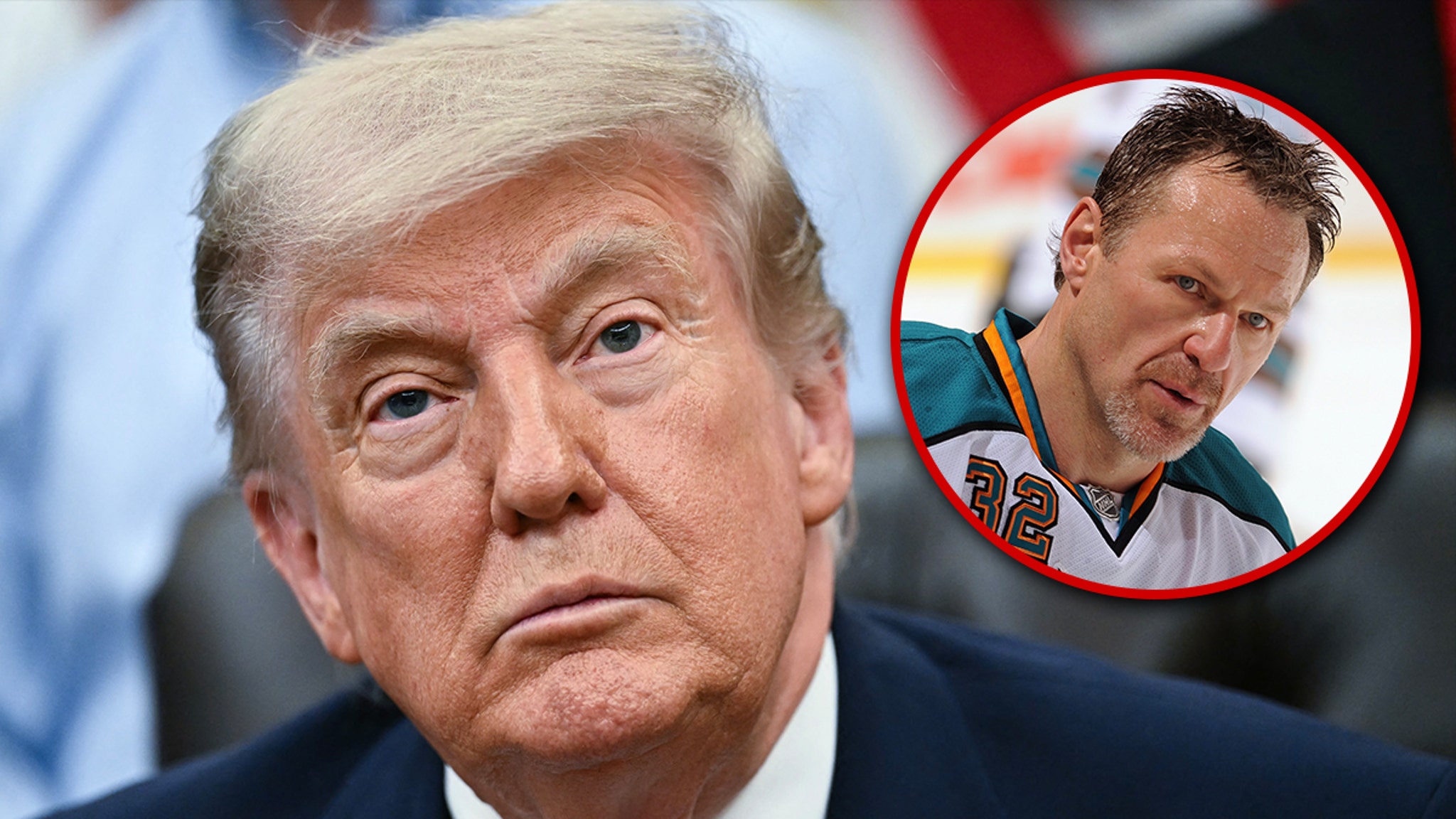 President Trump Honors ‘Fierce’ Claude Lemieux After Hockey Star’s Death
