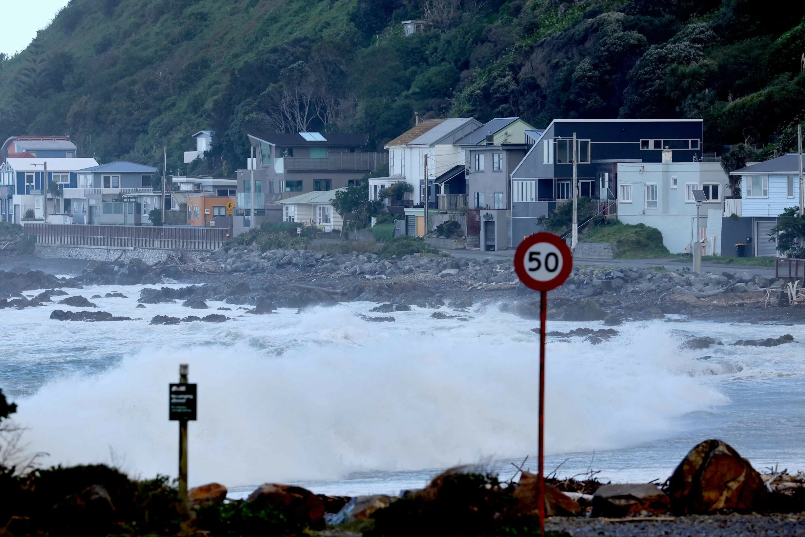 Flights cancelled, roads closed as gale-force winds batte…