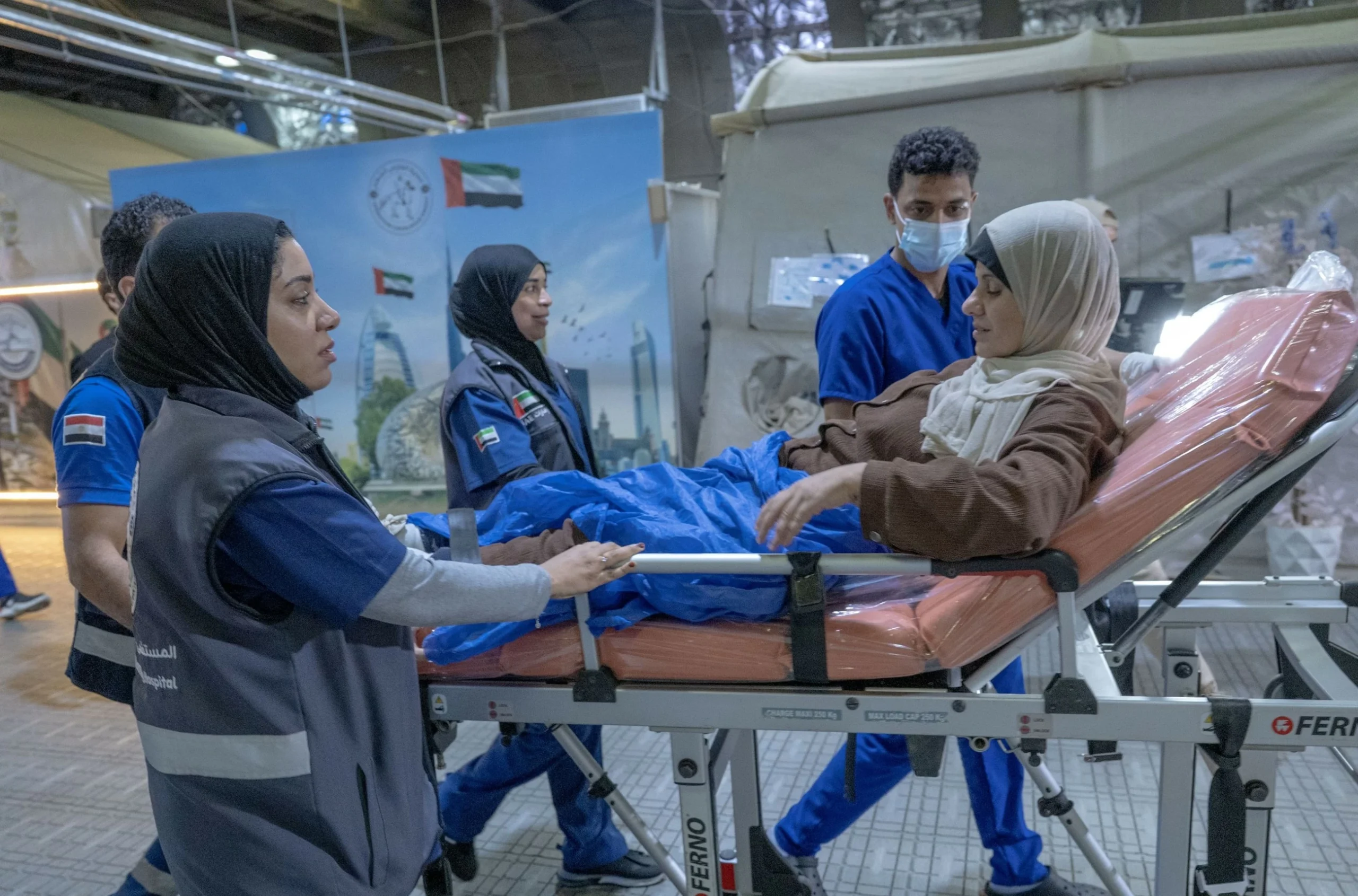 UAE’s Floating Hospital in Al Arish receives five new cas…