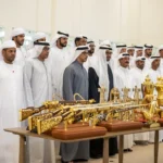 President reviews camel racing team’s achievements