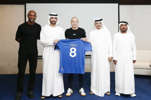 Spanish soccer legend Iniesta launches academy in Dubai