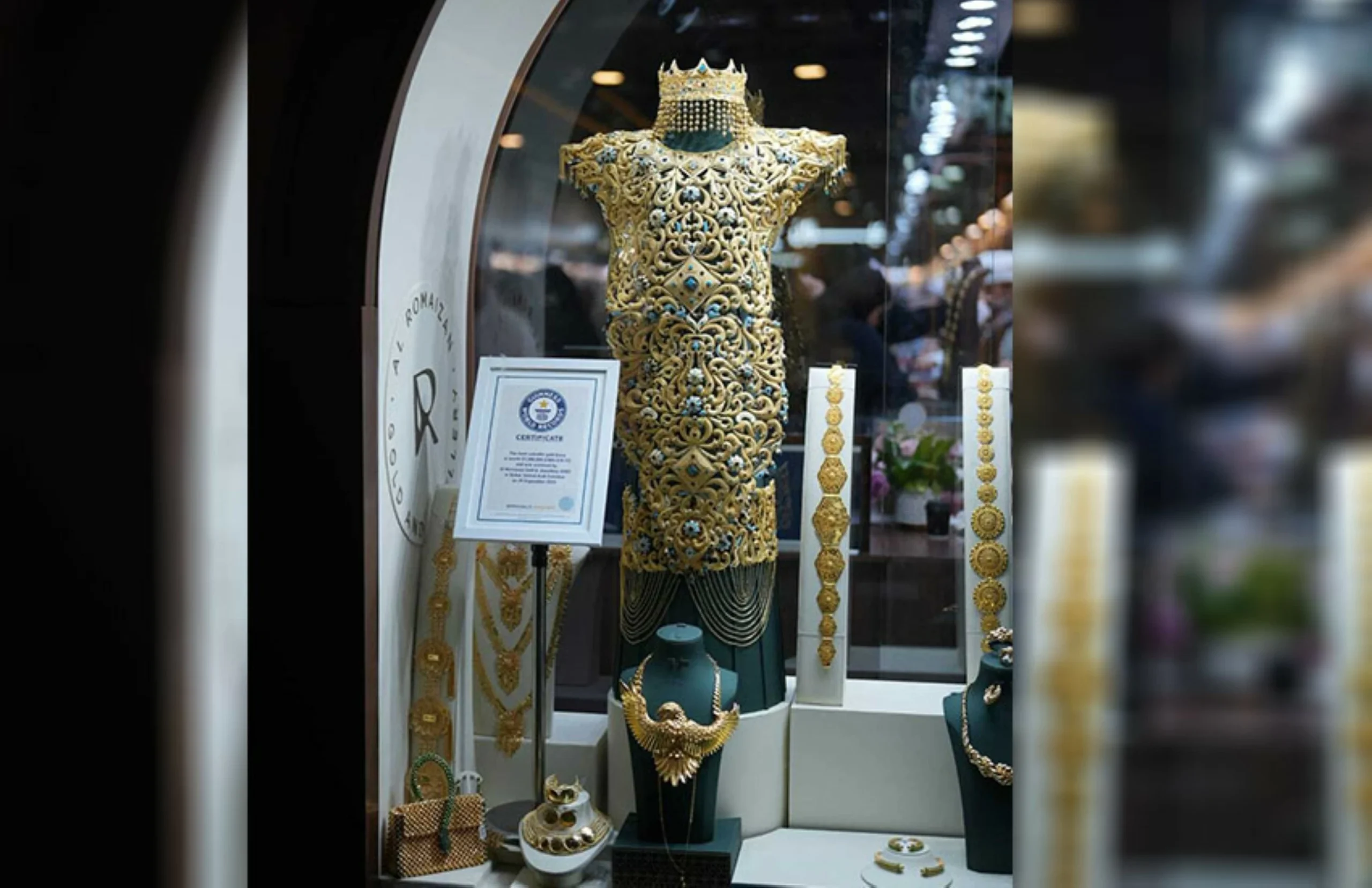 World’s most expensive gold dress worth Dhs5m captivates …