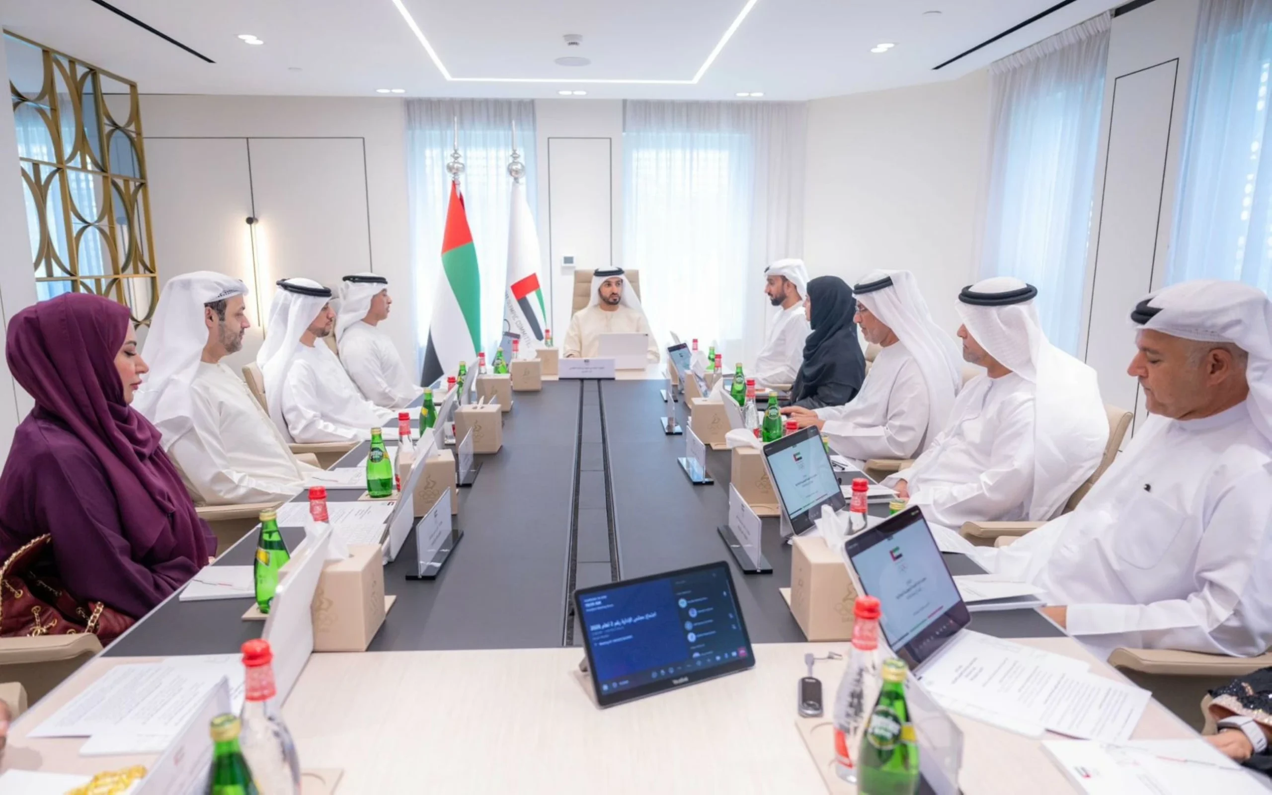 UAE Olympic Committee Board reviews international partici…