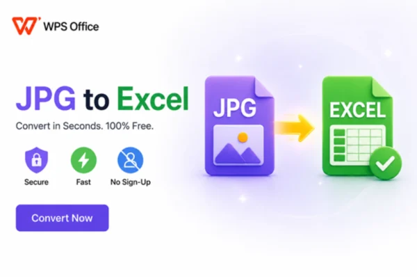 WPS Office now offers a free JPG to Excel converter — no …