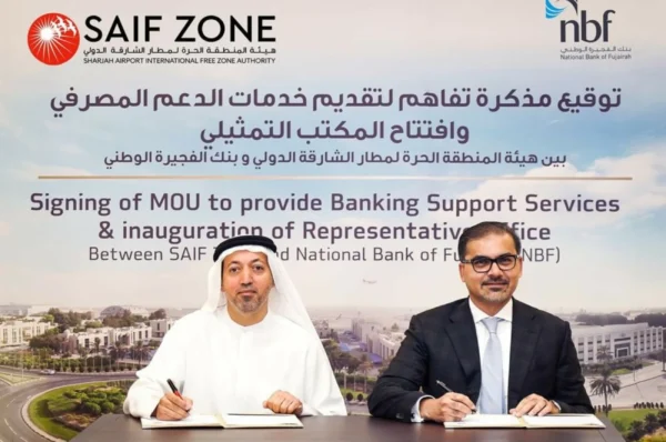 SAIF Zone, NBF to enhance banking access for businesses and investors