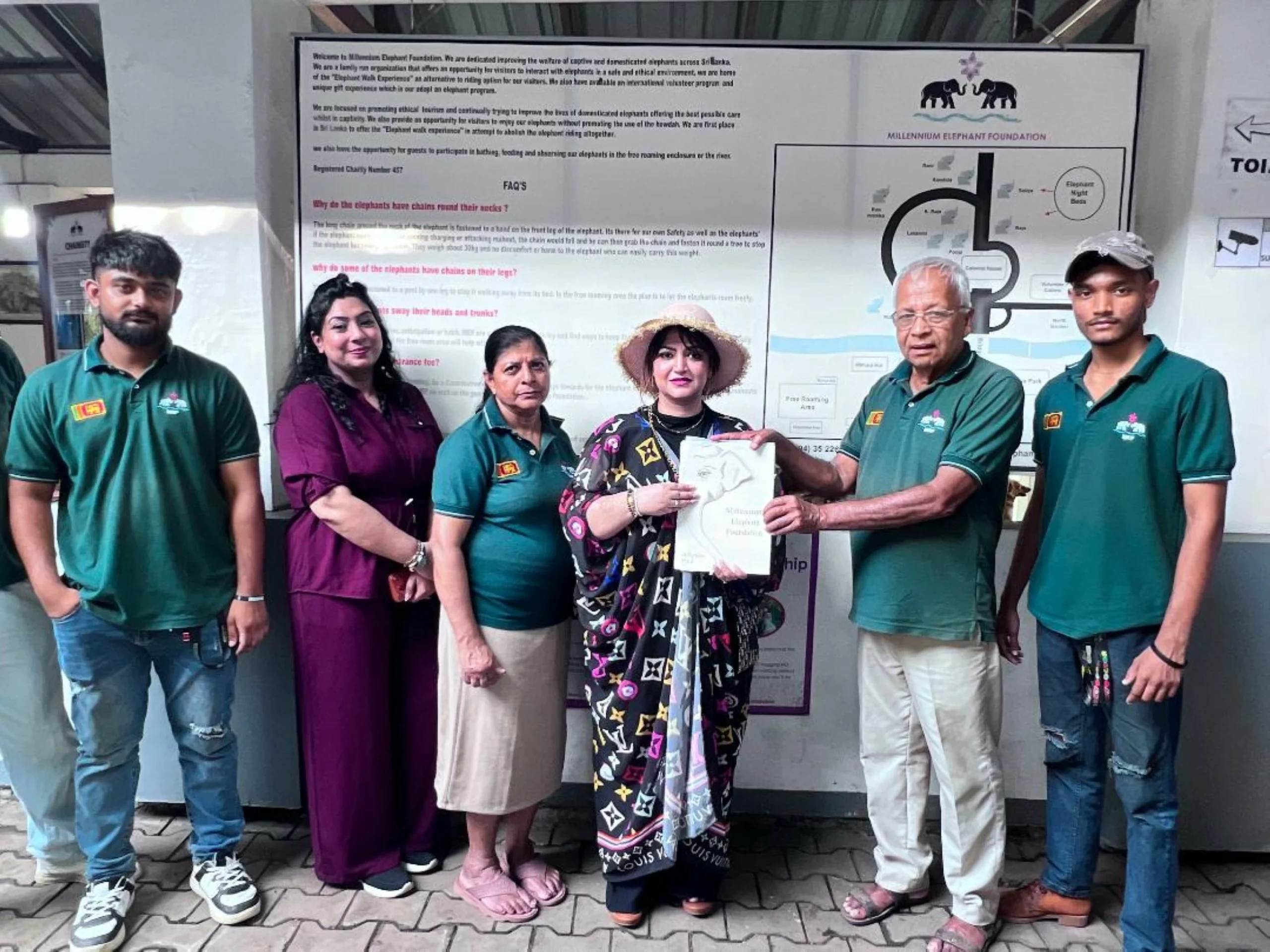 Dubai-based singer adopts Lankan elephant