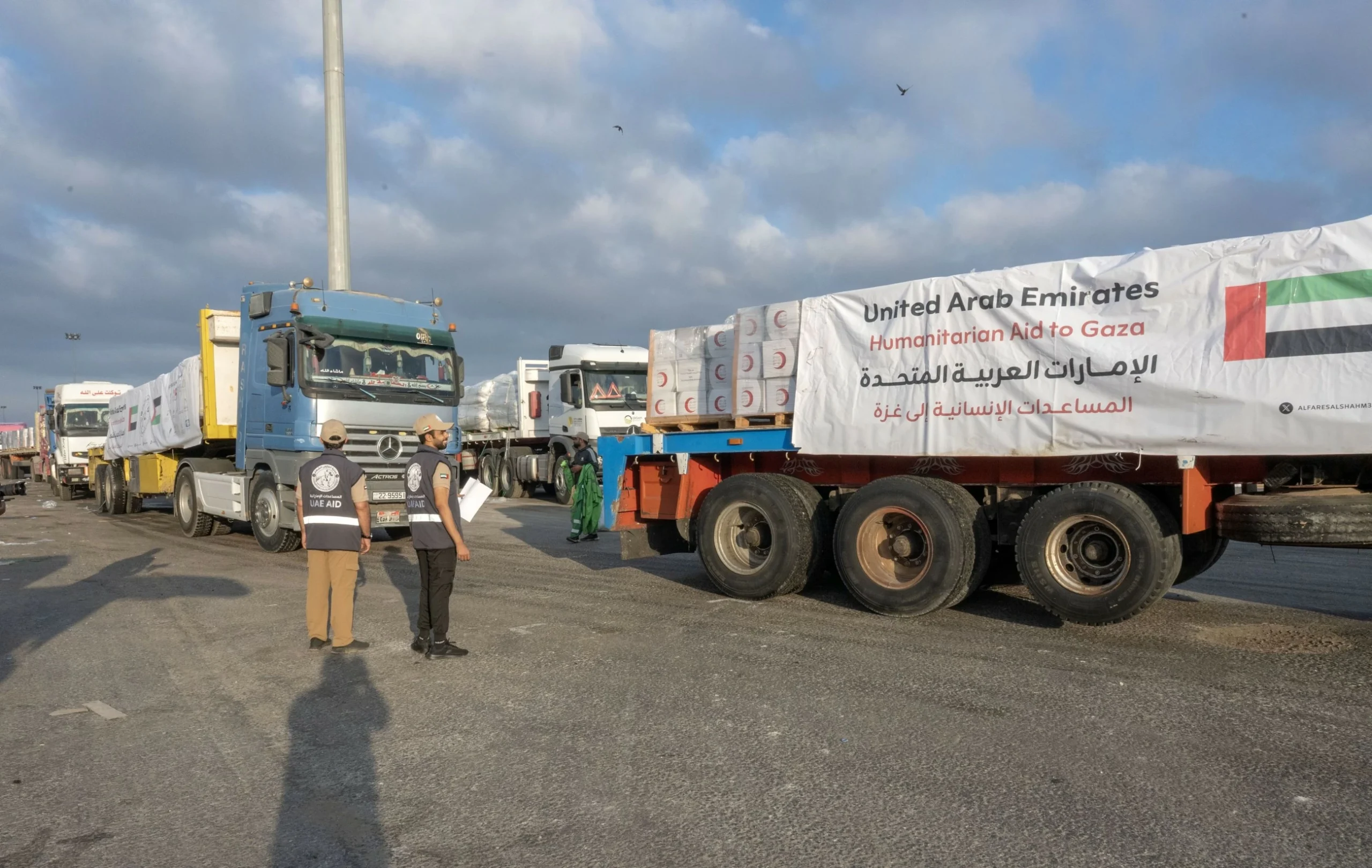 Five UAE aid convoys carrying 817 tonnes of humanitarian …