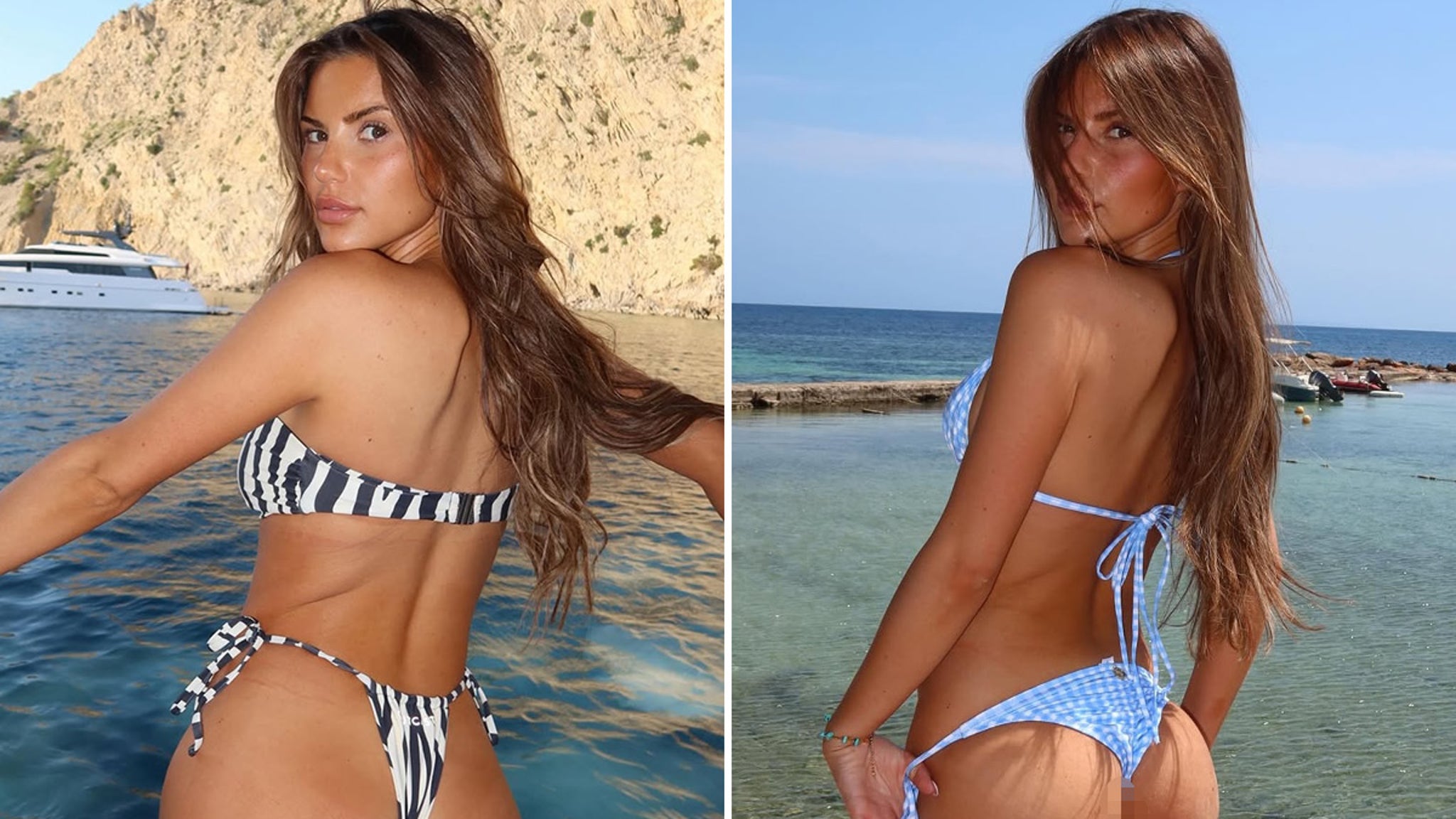 Look Back At Iris Kendall’s Peach Pics In Spain
