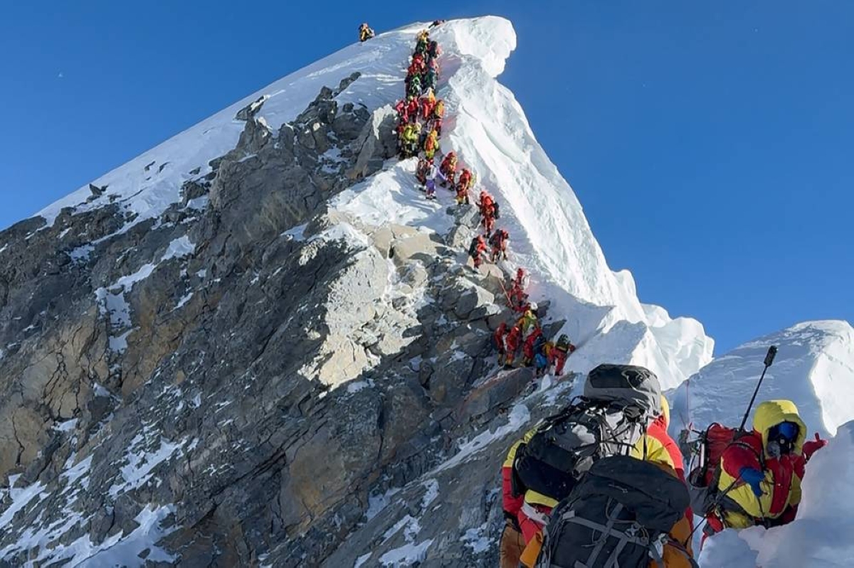 Record number of climbers scale Everest this season: Nepali official