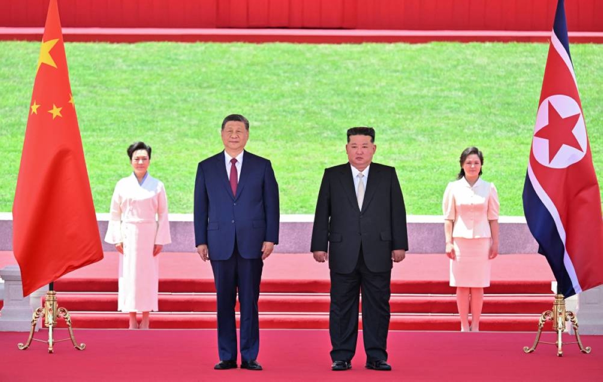 Xi vows unwavering support for North Korea in rare visit