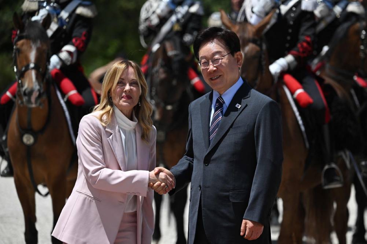 Italy’s Meloni and Korea’s Lee agree to deepen ties in Rome talks