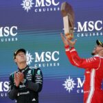 Hamilton claims his first Ferrari win at Barcelona Grand Prix