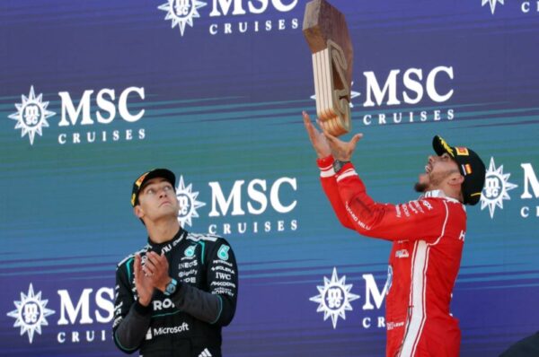 Hamilton claims his first Ferrari win at Barcelona Grand Prix