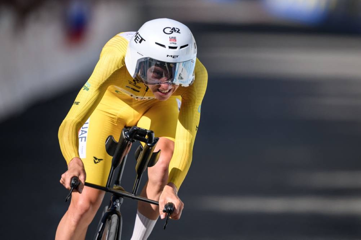 Pogacar pips Van der Poel to Swiss Tour TT win