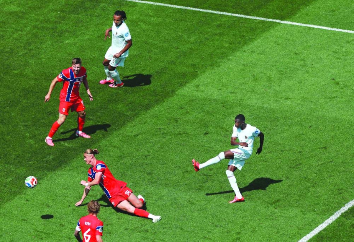 Dembele hits hat-trick as France thrash second-string Norway at World Cup