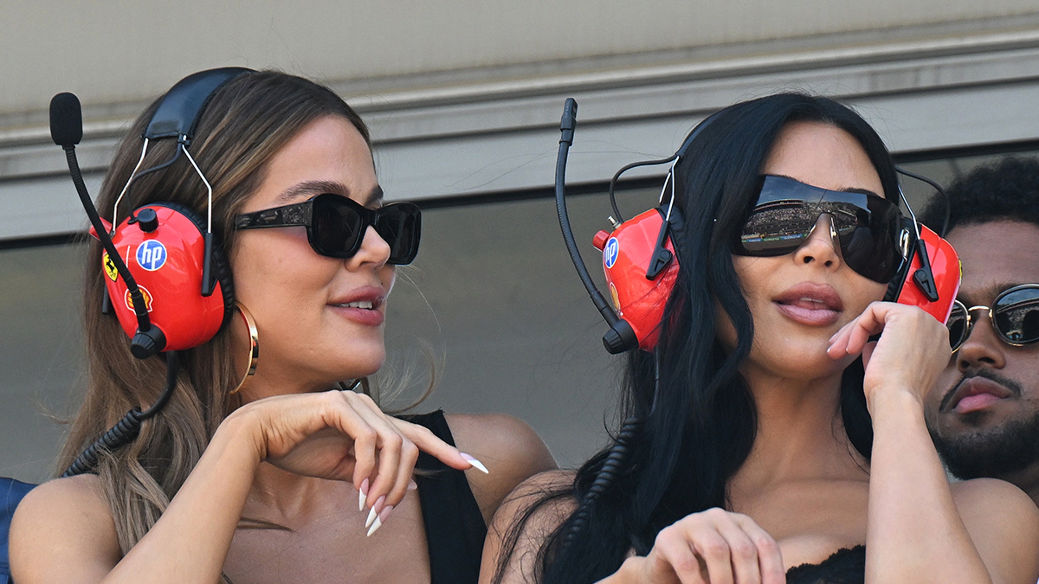 Kim Kardashian, Khloé Go Trackside for Lewis Hamilton at Monaco Grand Prix