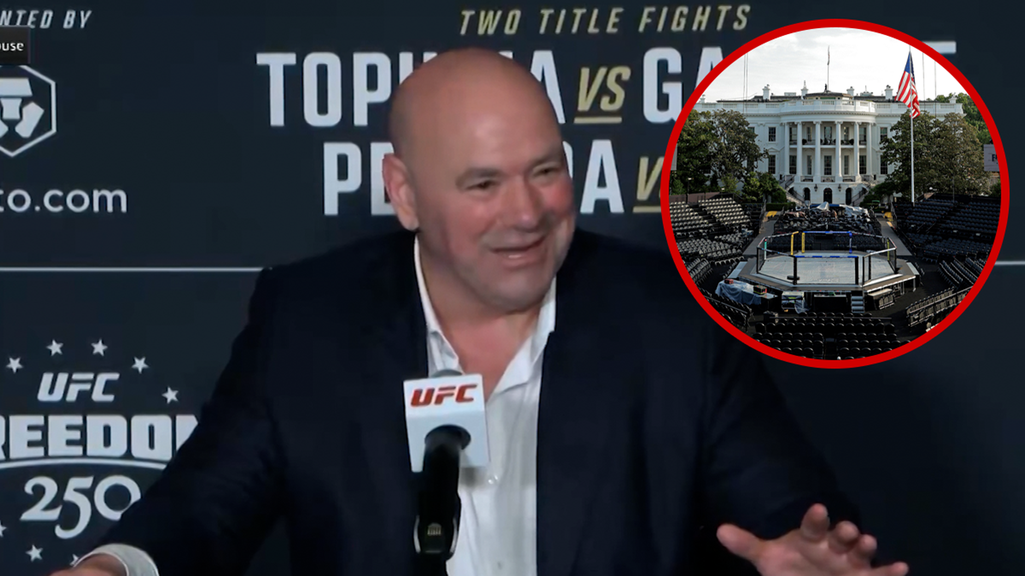 Dana White Says UFC Freedom 250 Was ‘Amazing Experience’ But Will Never Happen Again