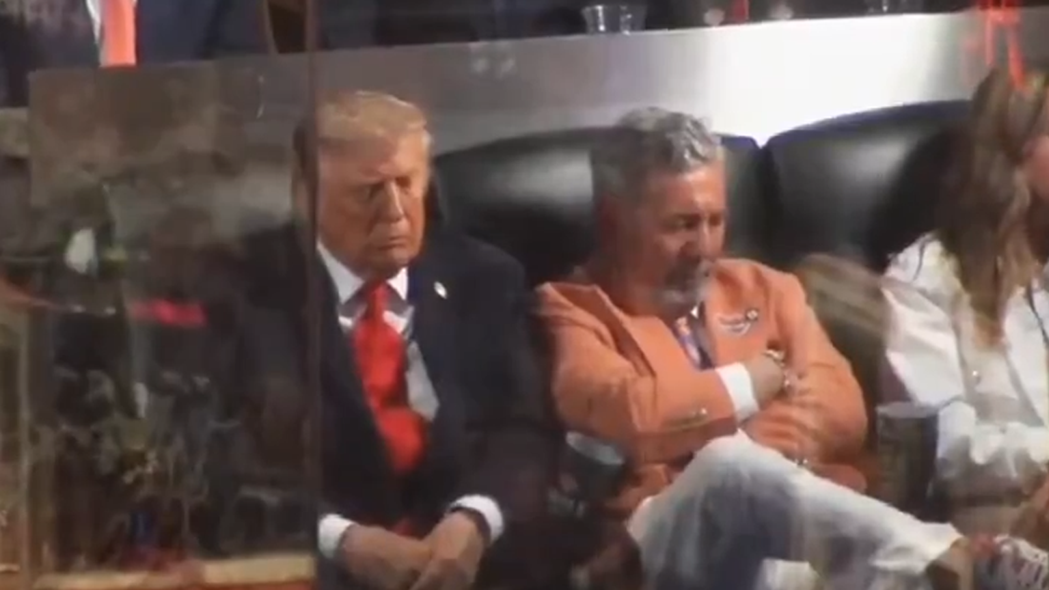 President Trump Caught Snoozing at NBA Finals After MSG Crowd Boos