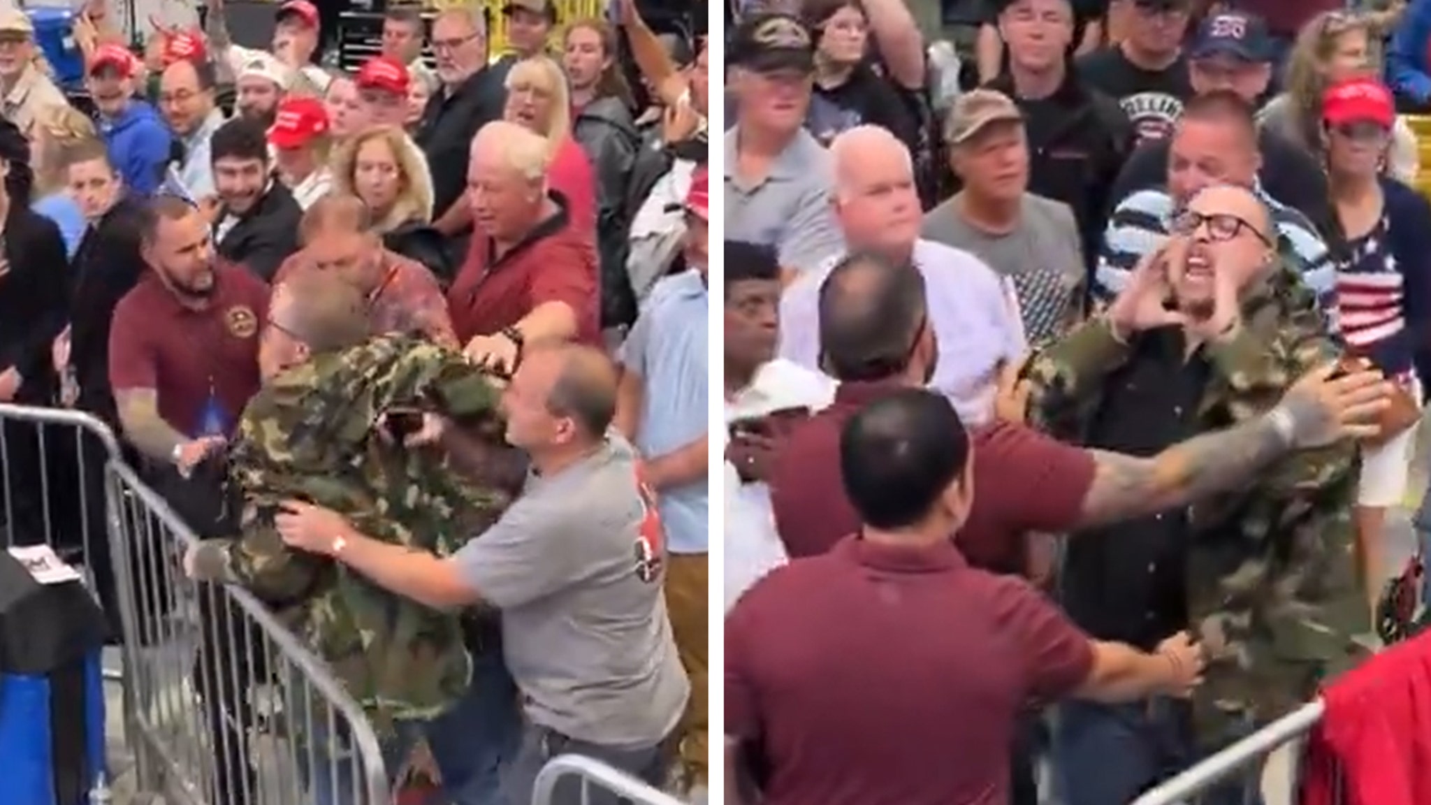 Trump Heckler Yells ‘Pedophile’ During Rally, Flips Off President
