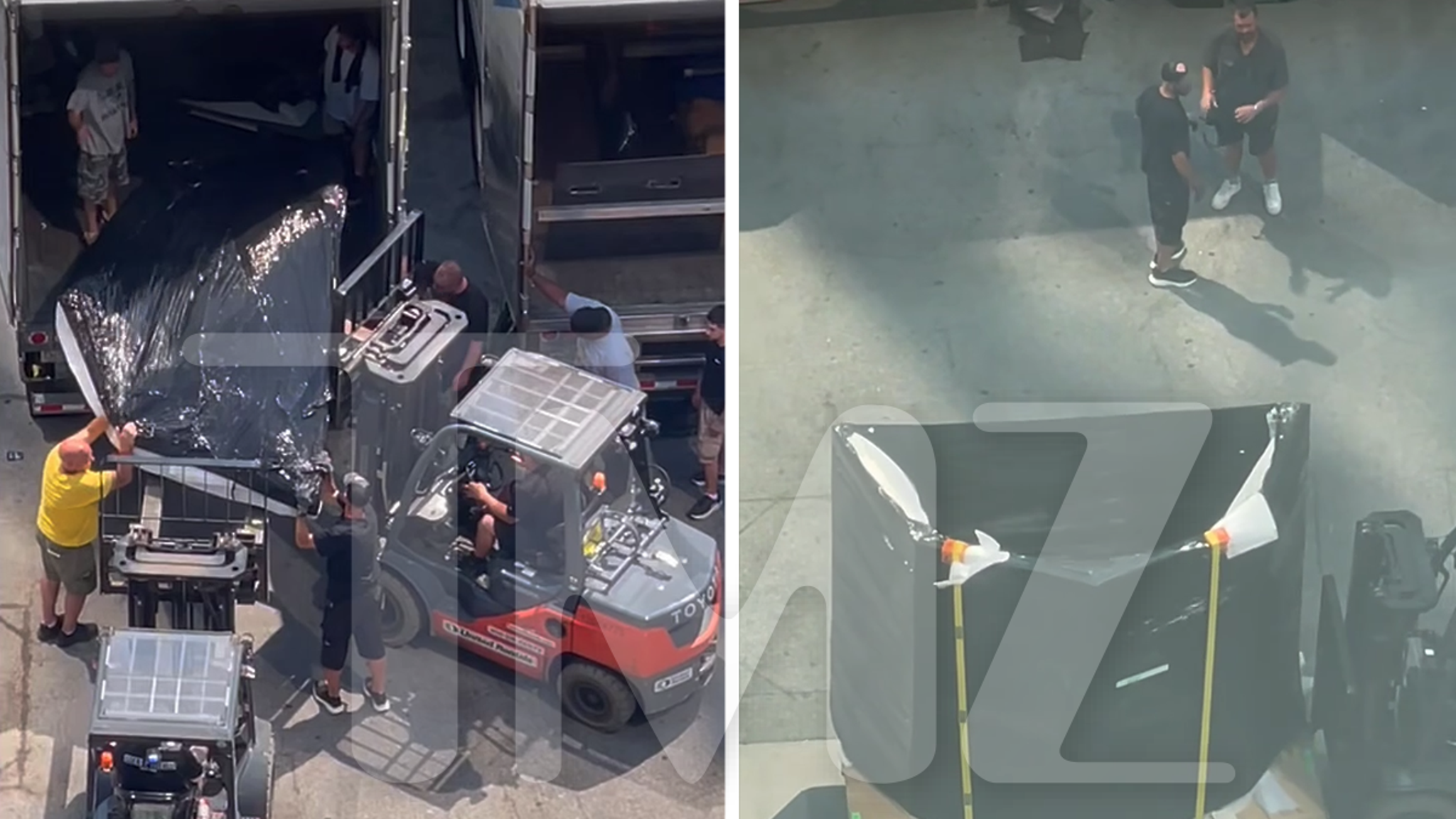 Taylor Swift’s Wedding Comes Together As Crews Load In Gazebo, Watch!