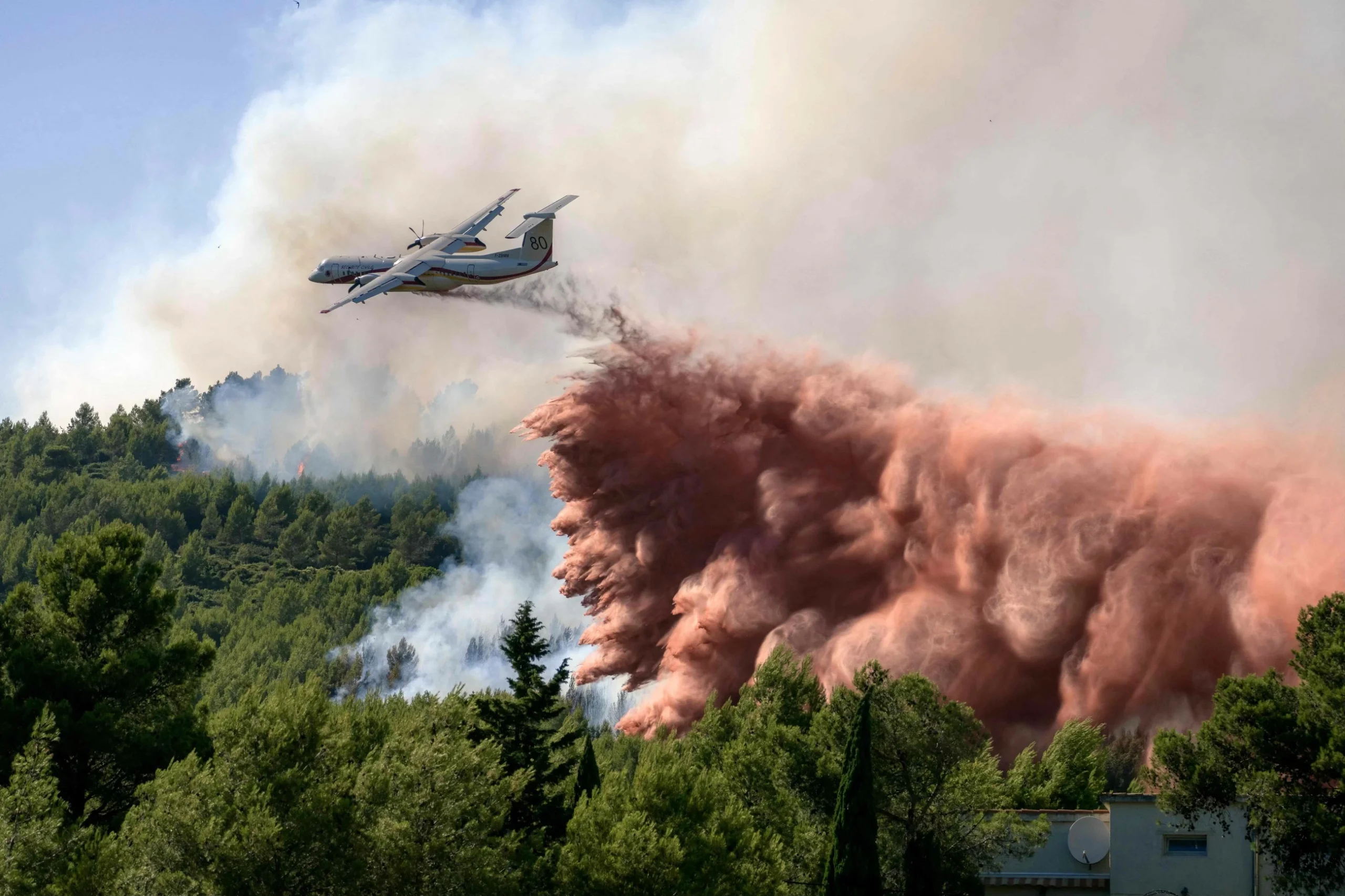 Wildfires rage in southern France, nearly 3,000 people evacuated