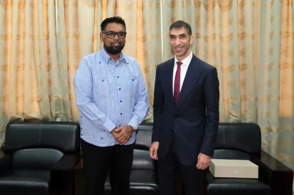 Guyanese President receives Al Zeyoudi, affirms commitmen…