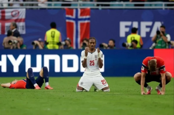 England’s Djed Spence’s post-match prayer becomes symbol of diversity