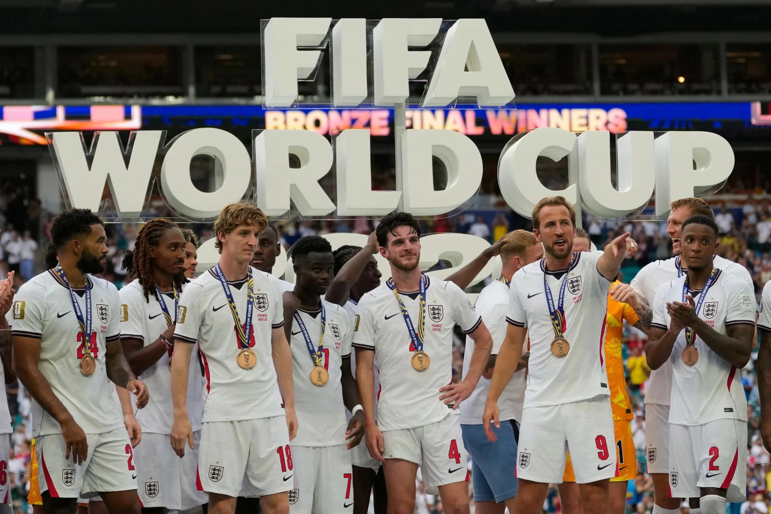Bukayo Saka hat trick helps England top France in wild 3rd-place match