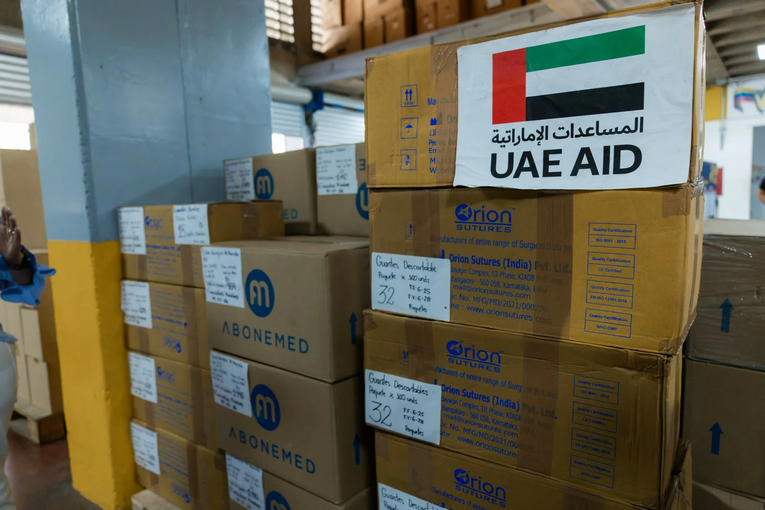 UAE sends 70 tonnes of humanitarian aid to Venezuela