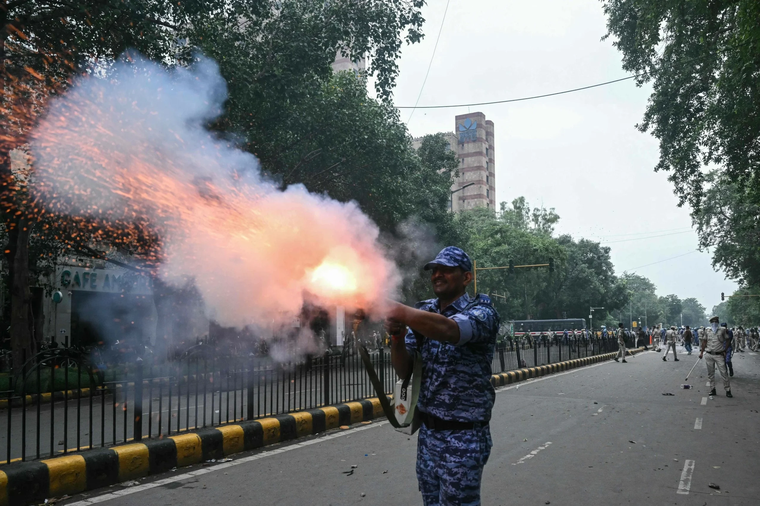 Police in India clash with youth-led Cockroach party supp…