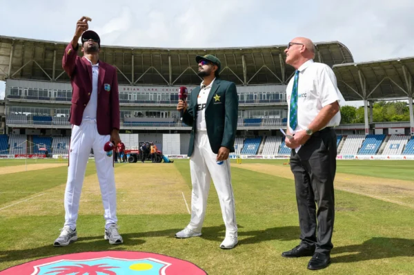 West Indies win toss, elect to bat in first Test against Pakistan