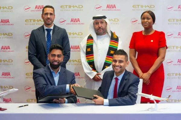 Etihad Airways, Africa World Airlines sign strategic part…