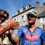 Van der Poel stays calm in the heat to win Tour de France stage nine