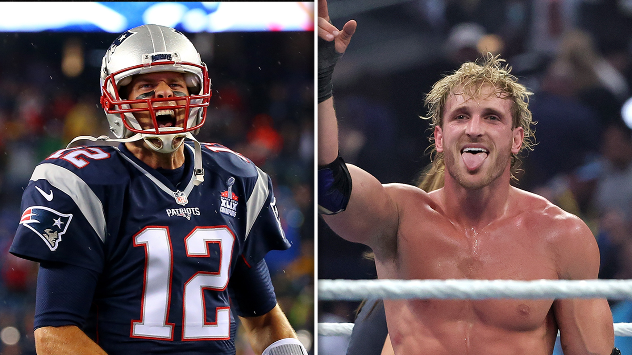 Tom Brady Smacks Logan Paul Onstage at Fanatics Fest 2026, Video Shows