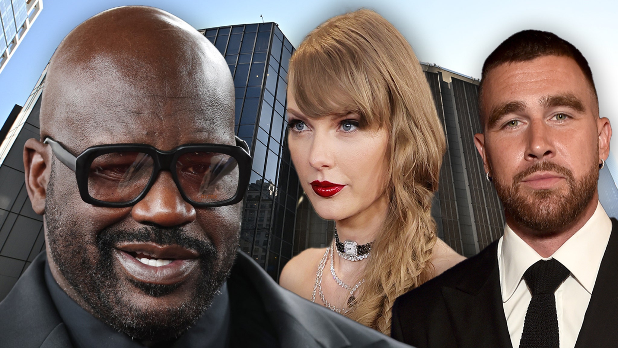 Shaq Sarcastically Thanks Taylor Swift & Travis Kelce For Not Inviting Him to Wedding