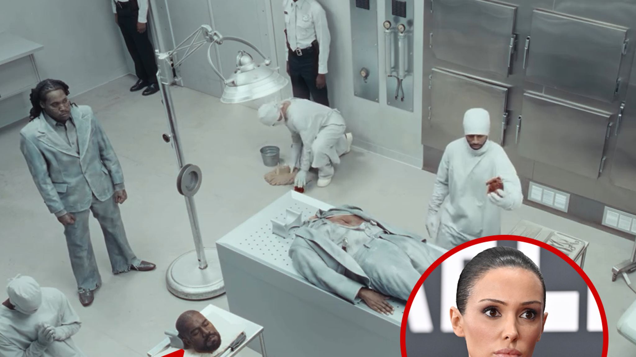 Kanye West Plays Headless Corpse in Music Video Directed By Bianca Censori