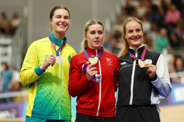 Finucane makes Commonwealth history for Wales with triple cycling gold